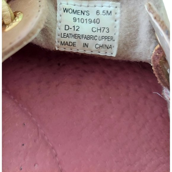 SPERRY TOP SIDER Women's Pink Plaid Sequined Leather Boat Shoes Size 6.5 M - Picture 12 of 12